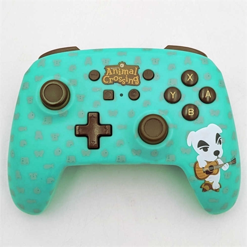 Animal Crossing Wireless Controller - Grøn - Nintendo Switch Tilbehør (B-Grade) (Genbrug)